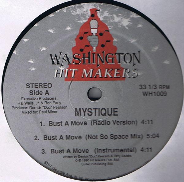 

12inch Record MYSTIQUE - Bust A Move WH1009 Washington Hit 1990 US Soul/Funk Used