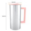 Rustless Steel Kettle Double Wall Insulation Layer Beverage Pot  Restaurant  Service