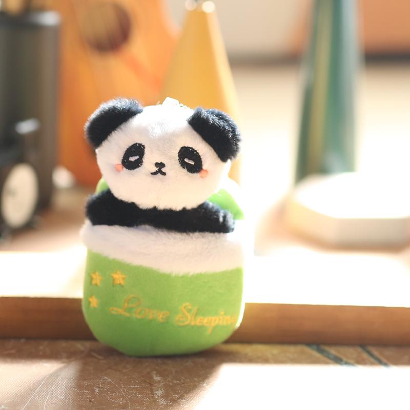 

Милые милые тапочки, подвеска в виде маленькой панды, плюшевая игрушка, кукла, сумка, подвеска, брелок, тряпичная кукла 12cm