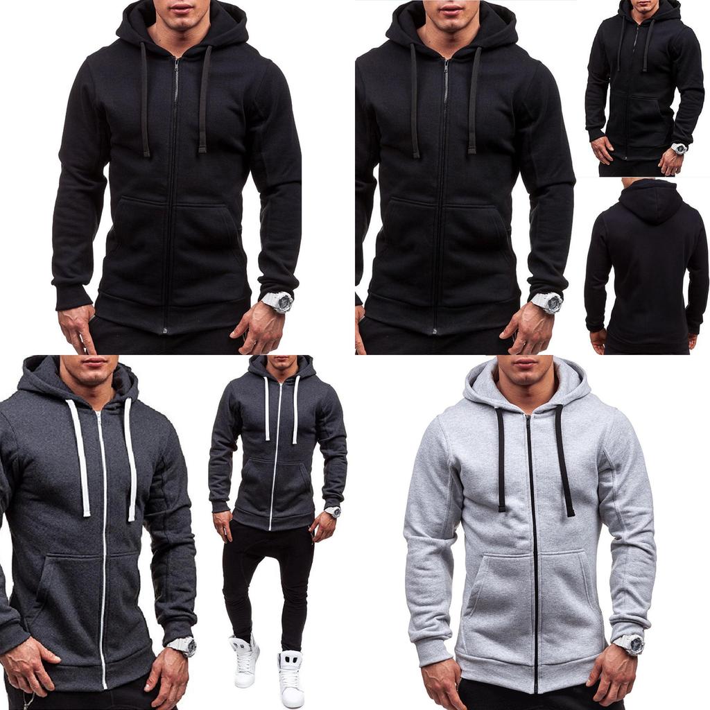 Men's Outwear Winter Hoodies Comfortable Warm Jumper Coat With Soft Material