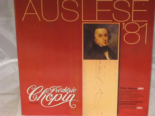 

LP Record FRÉDÉRIC CHOPIN - Welte Mignon 1905 / Konzert Für Kla 6622375 Decca Germany Classical Used