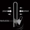 EDC Titanium Alloy Quick Buckle Detach Belt Waist Hanging Keychain Car Key Ring