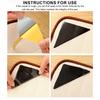 8 Pcs Non-Slip Rug Corner Pads Keep Your Rugs In Place Non Slip Carpet Tape Easily Installation for Hardwood Tile Floors