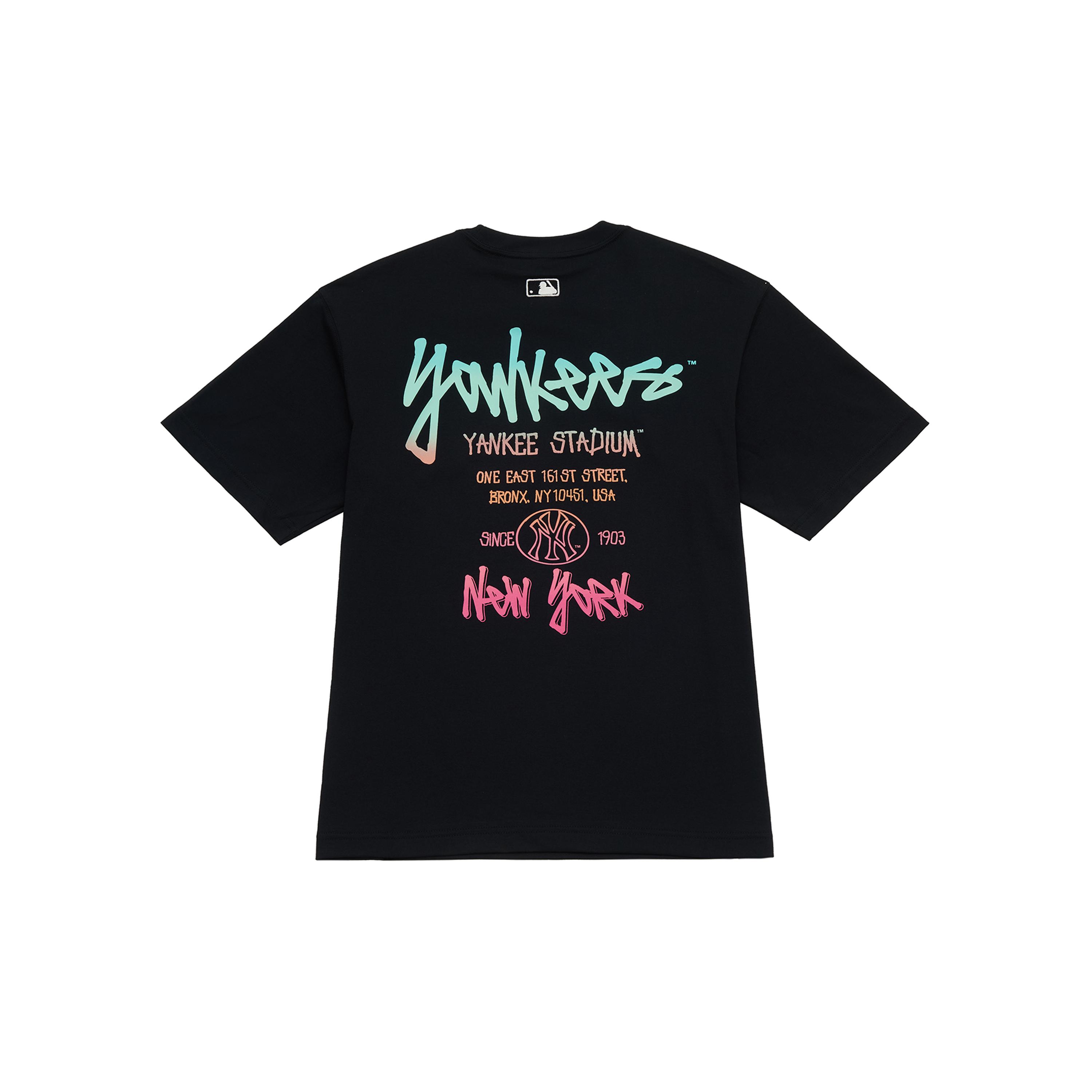 MLB New York Yankees Basic Collection SS26 T Shirt Unisex 3ATSB1563-50BKS L