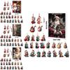 Christmas Cat Themed Acrylic Advent Calendar With Hanging Ornaments For Holiday Decor And Gift Giving