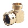 Connector Degree Solid Brass Construction Easy Installation