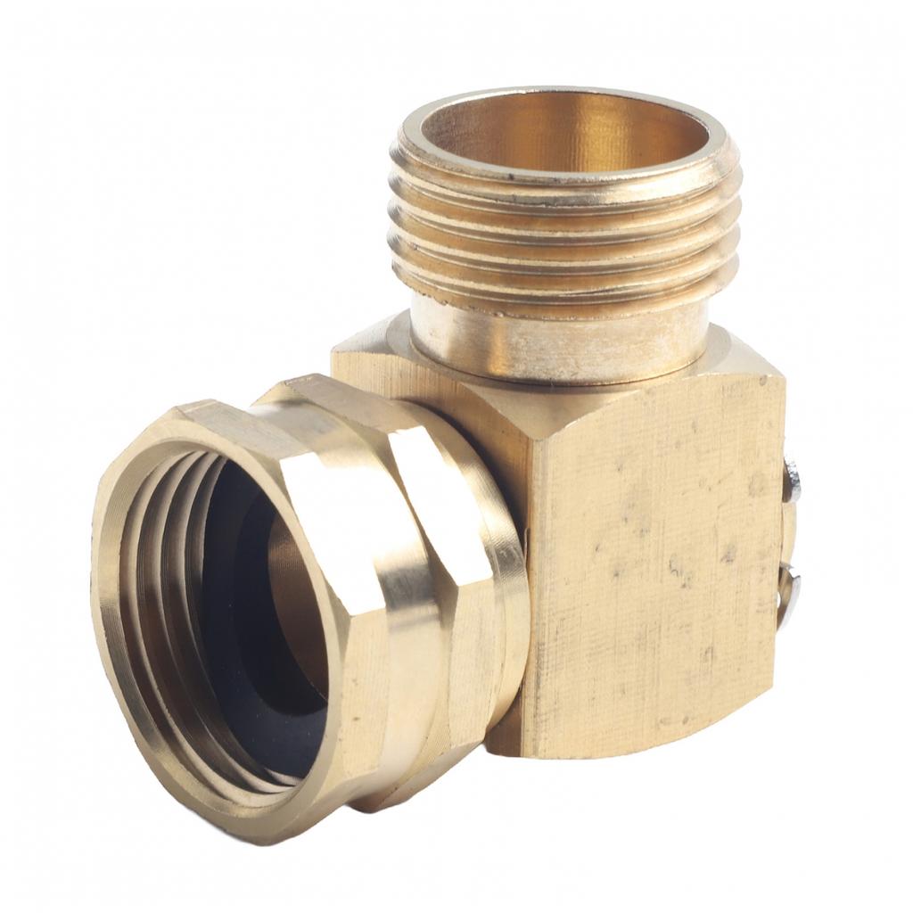 Connector Degree Solid Brass Construction Easy Installation