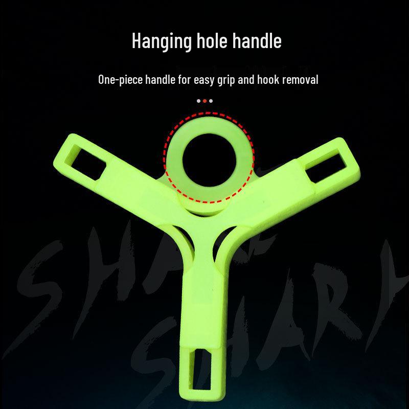 Three-Hook Treble Fishhook White Protective Cover Sheath