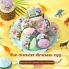 Childrens 10Pcs Mini Simulated Dinosaur Model Surprise Capsule Egg Kids Boys lovely Birthday Party Favors Toys for 2-4 Years Old