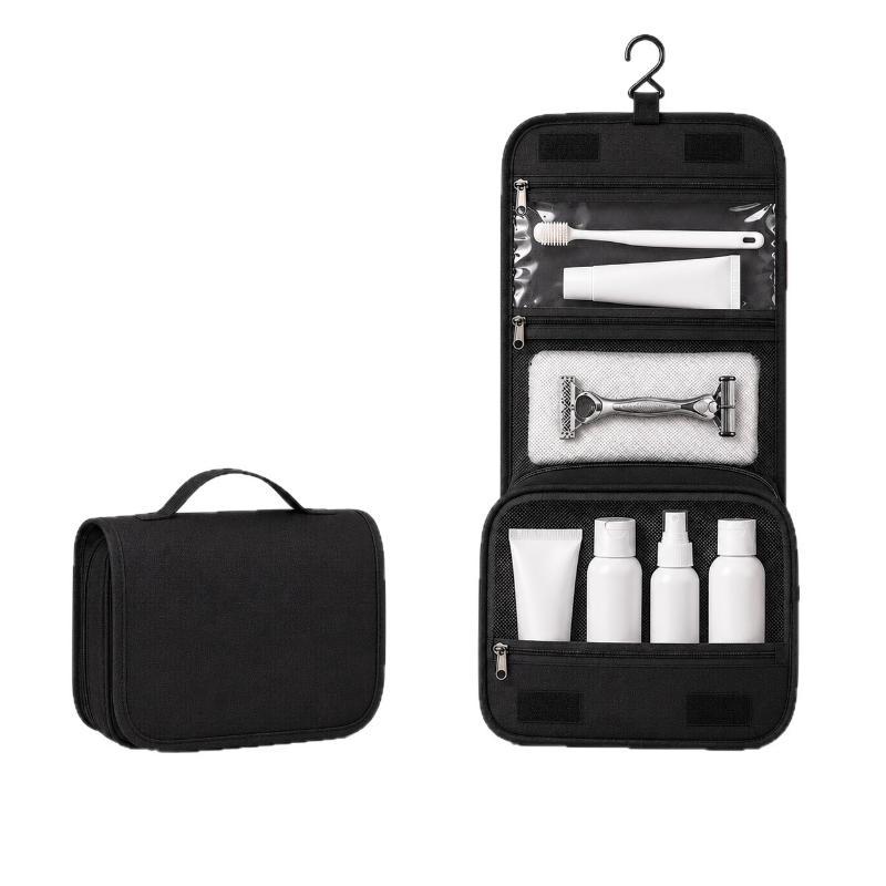 Hanging Toiletry Bag Waterproof Wet Dry Separation Large Capacity Portable Shower Storage Bag for Bathroom Camping Trips
