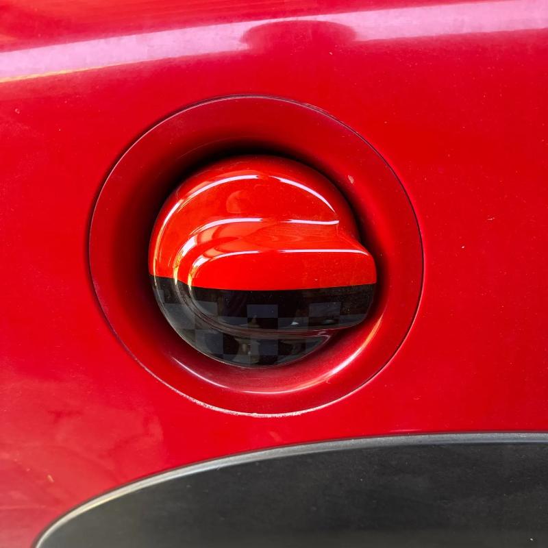1PC Car Fuel Tank Cap Cover Sticker For Mini R55 R56 Exterior Decorative Shell For MINI Cooper S JCW Clubman Auto Accessories