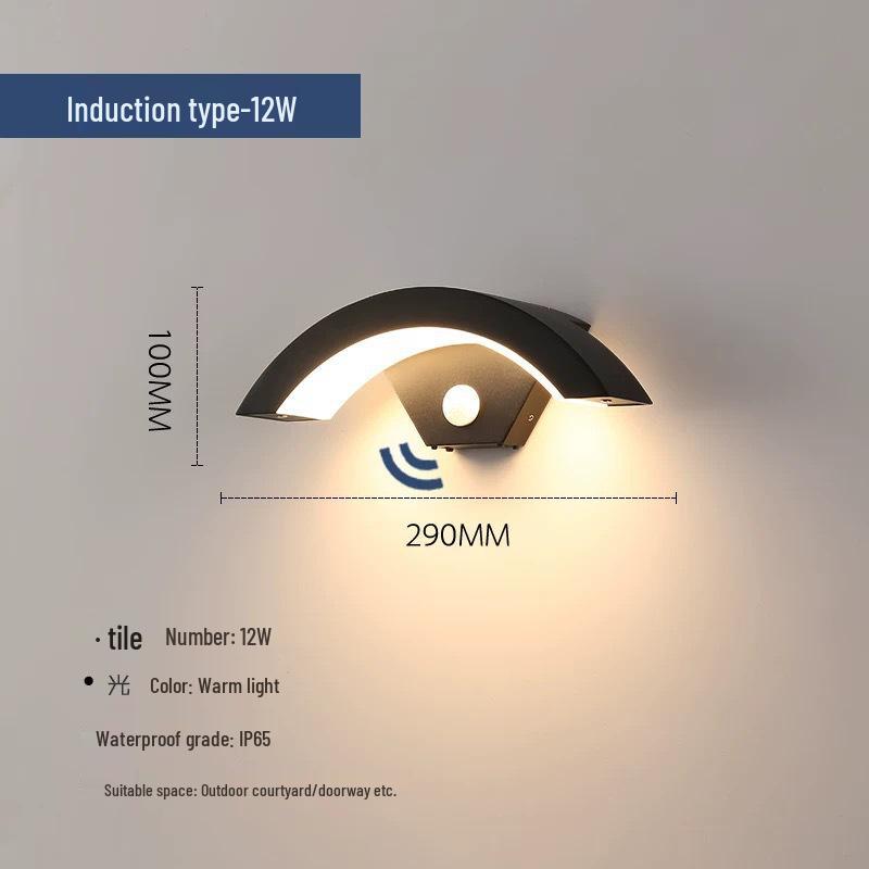 Outdoor Waterproof Wall Light for Villa, Courtyard, Terrace, Balcony, and Entrance