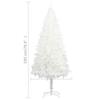 VidaXL Sapin de Noël Artificiel avec Support Décoration de Noël Arbre Réaliste Salon Salle de Séjour Intérieur Jardin 321023