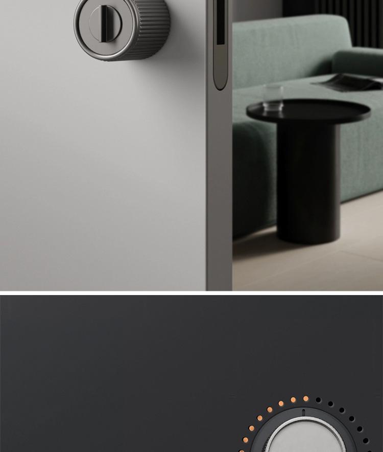 Minimalist Universal Indoor Door Handle Set for Bedroom and Bathroom