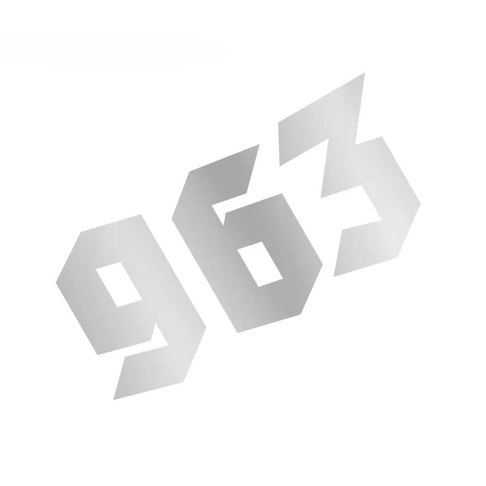 

Number 963 Sticker Vinyl Decal For Car Body Rear Window Trucks Vans Walls Laptop Waterproof Auto Decoration Styling Accessories 20x9.5cm