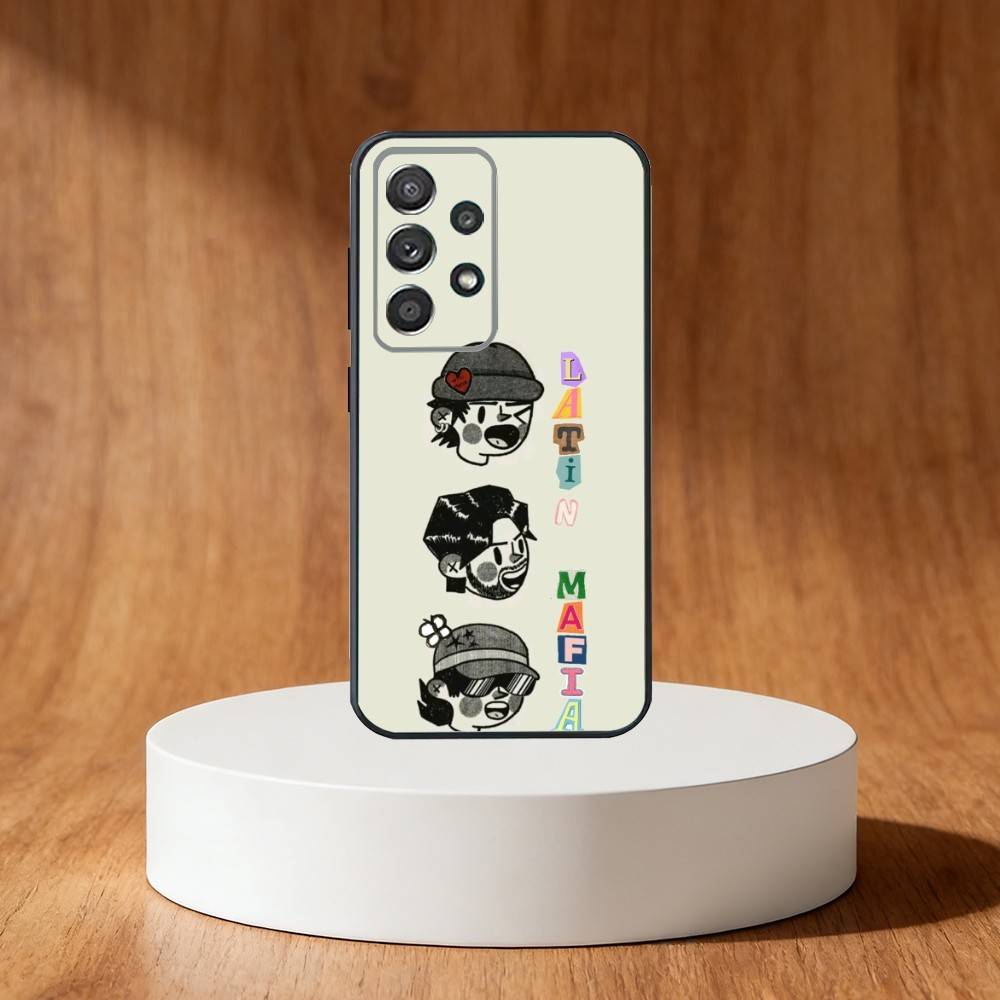 Latin Mafia Creative Phone Case For Samsung S25,S24,S21,S22,S23,S30,Ultra,S20,Plus,Fe,Note,10,9,5G Black Cover