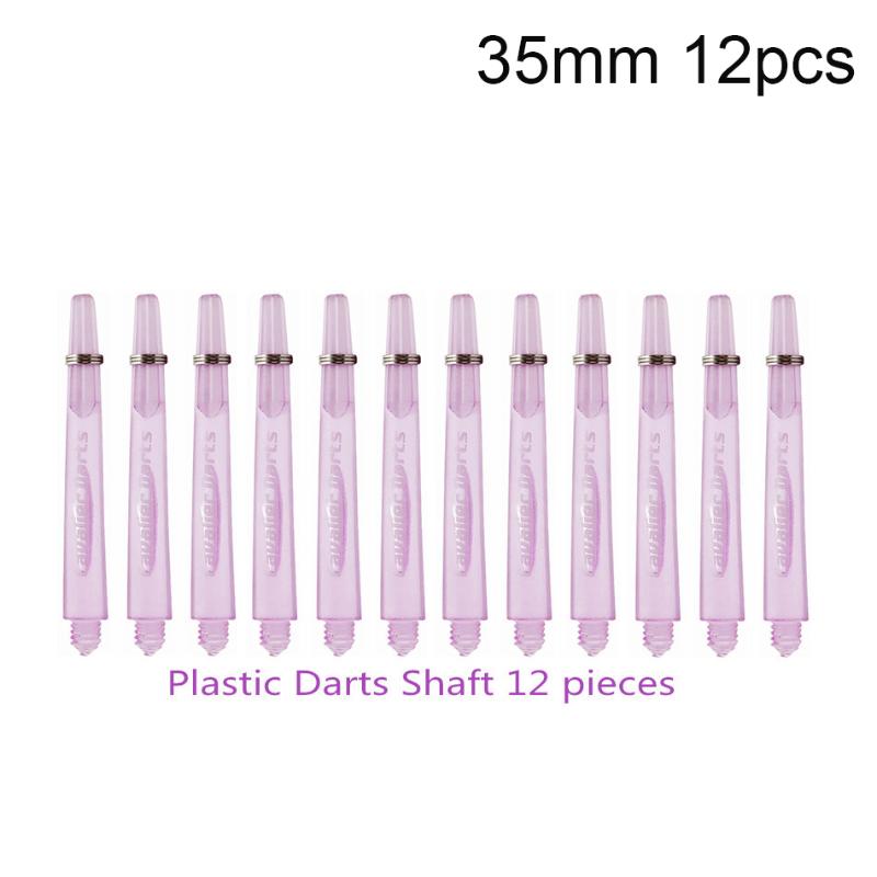 Dart Stems Set Plastic 12Pcs 45mm 35mm with O Ring Suitable for Professional and Beginner Dart Players