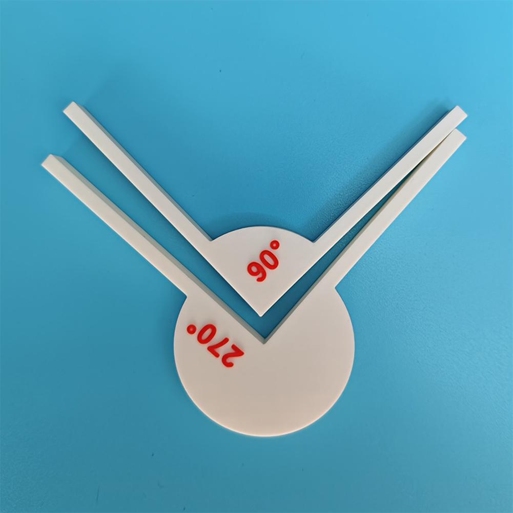 PVC Angle Measuring Tool Drafting Supplies Math Supplies School Teaching Aids Tools Students Stationery Angular Surveying