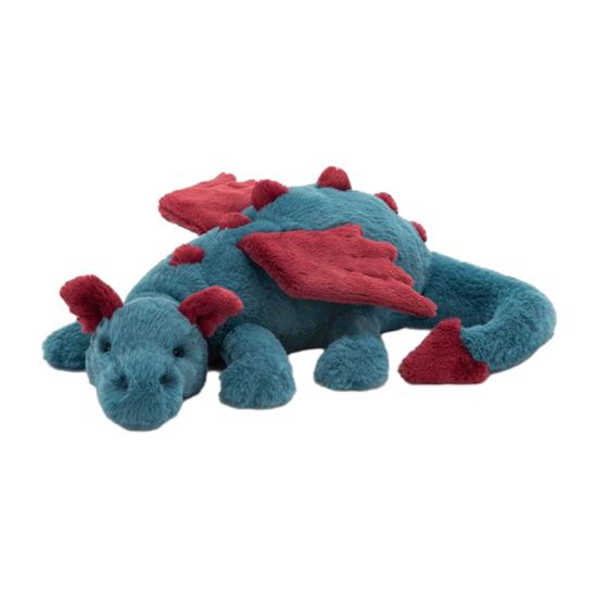Dragon Plush Doll Realistic Stuffed Animal Toy 50cm Cute Flying Dragon Pillow Soft Cuddling Gift