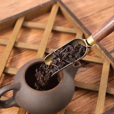 1 Stück Sandelholzlegierung Teelöffel Teelöffel Teelöffel Kung Fu Teeset Teezeremonie Zubehör