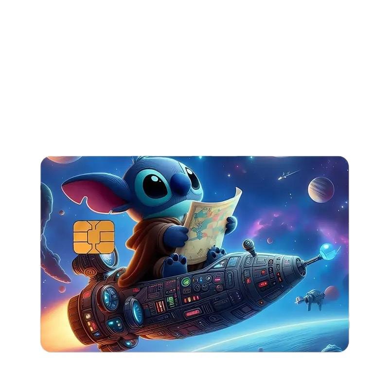 4pcs PVC Communication Card Stickers for Bus Cards