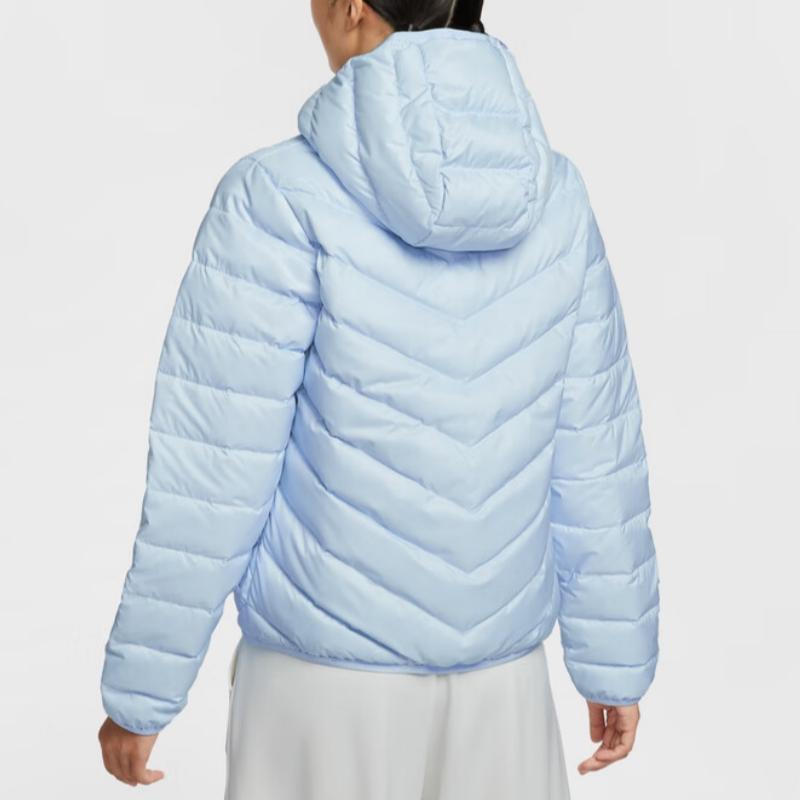 Nike Therma-Fit FW25 Sportswear Windpuffer Windrunner Duck Down Quilted Solid Color Warm Long Sleeve Down Jacket Women Outerwear HV5106-441