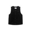 Jordan Colete Masculino Zip-up Cor Sólida Coletes Preto FB3266-010