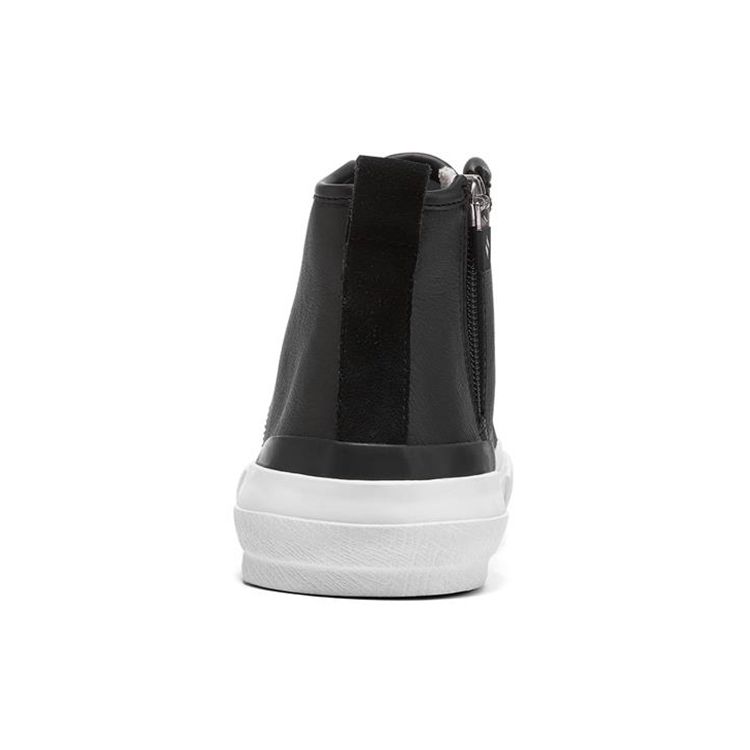 Skechers New Moon Comfortable High-Top Sneakers Women sneakers Black White 155393-BLK