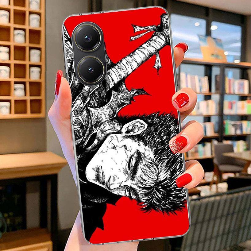 G-Guts B-Berserks Anime Phone Case For Xiaomi Poco F7 Ultra X7 X6 X5 Pro M7 Redmi 15C 15 13C 13 12C 12 10C 10 9A 9C 9T 9 Shell P
