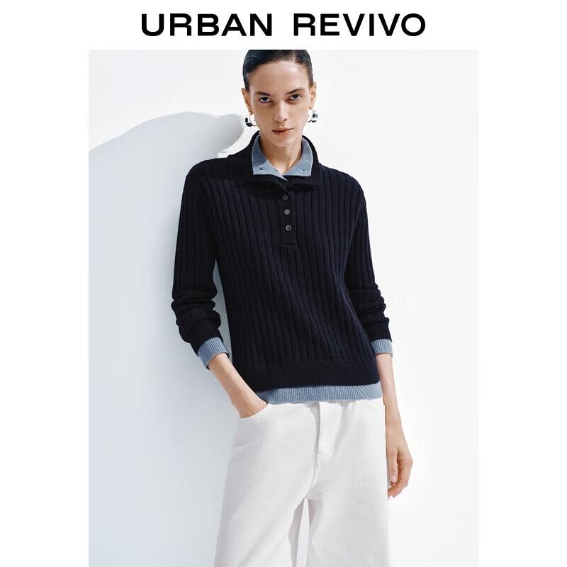 UR Women s Colorblock Button-Front Knit Cardigan S