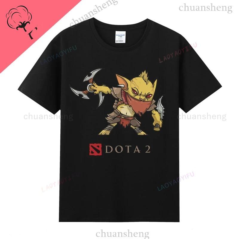 Dota2 Gaming TShirt Game Hero Printed Tshirt Top Shadow Fiend Pudge Axe Slardar Sven Wraith King Cent Phoenix Unisex Clothing