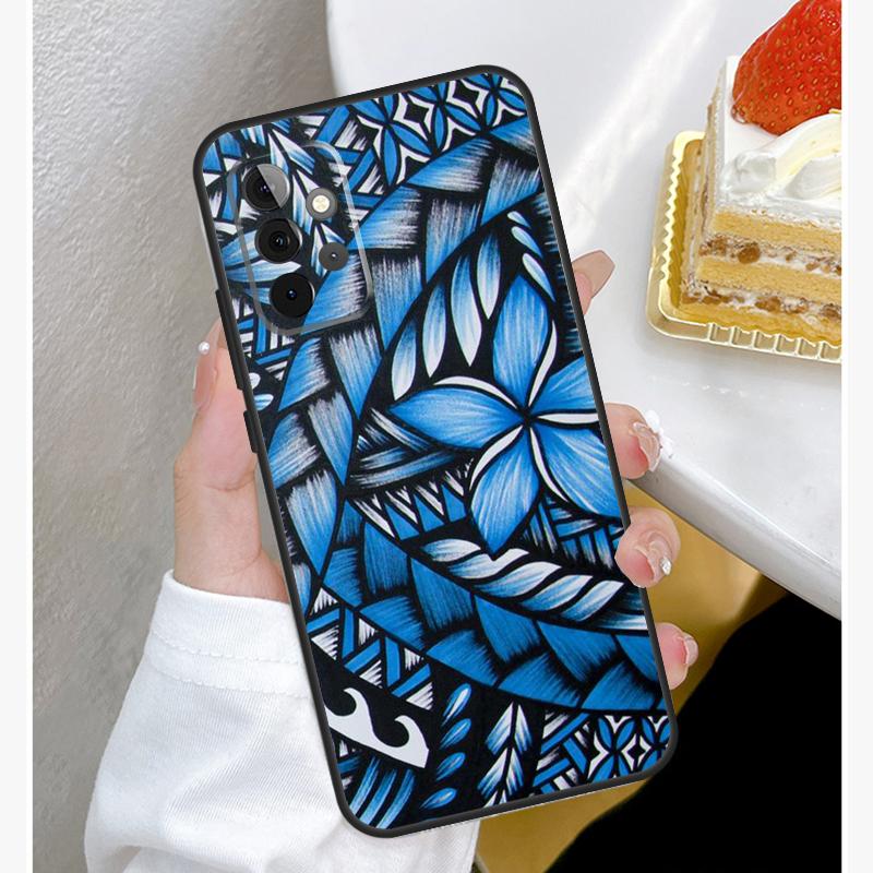 Maori Tribal Samoan Polynesian Case For Samsung Galaxy A55 A35 A15 A14 A34 A54 A73 A53 A33 A23 A13 A12 A32 A52 A51 Cover