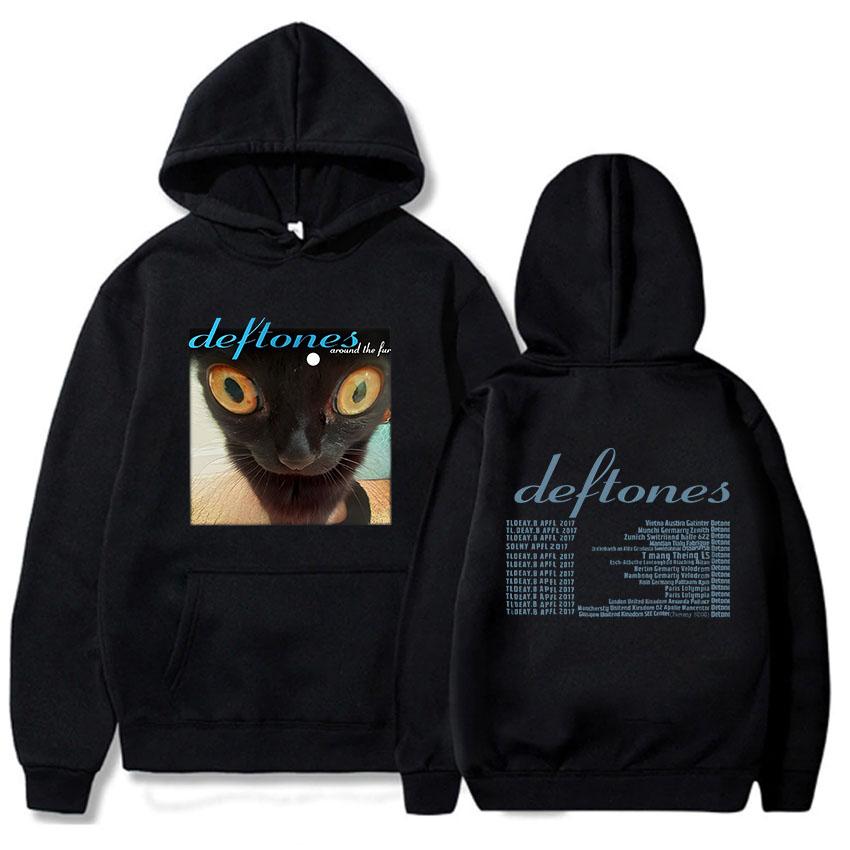 Deftones Hoodie for Autumn/Winter Fashion Comfortable Sweatshirts with Hooded Harajuku Clothing Ropa Hombre Retro Soft Pullovers