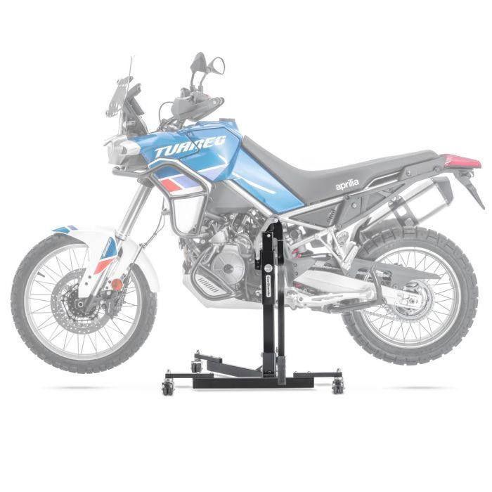 Lève-moto central - ConStands Power-Evo - Compatible Aprilia Tuareg 660 - Capacité 300 kg - Léger 17 kg