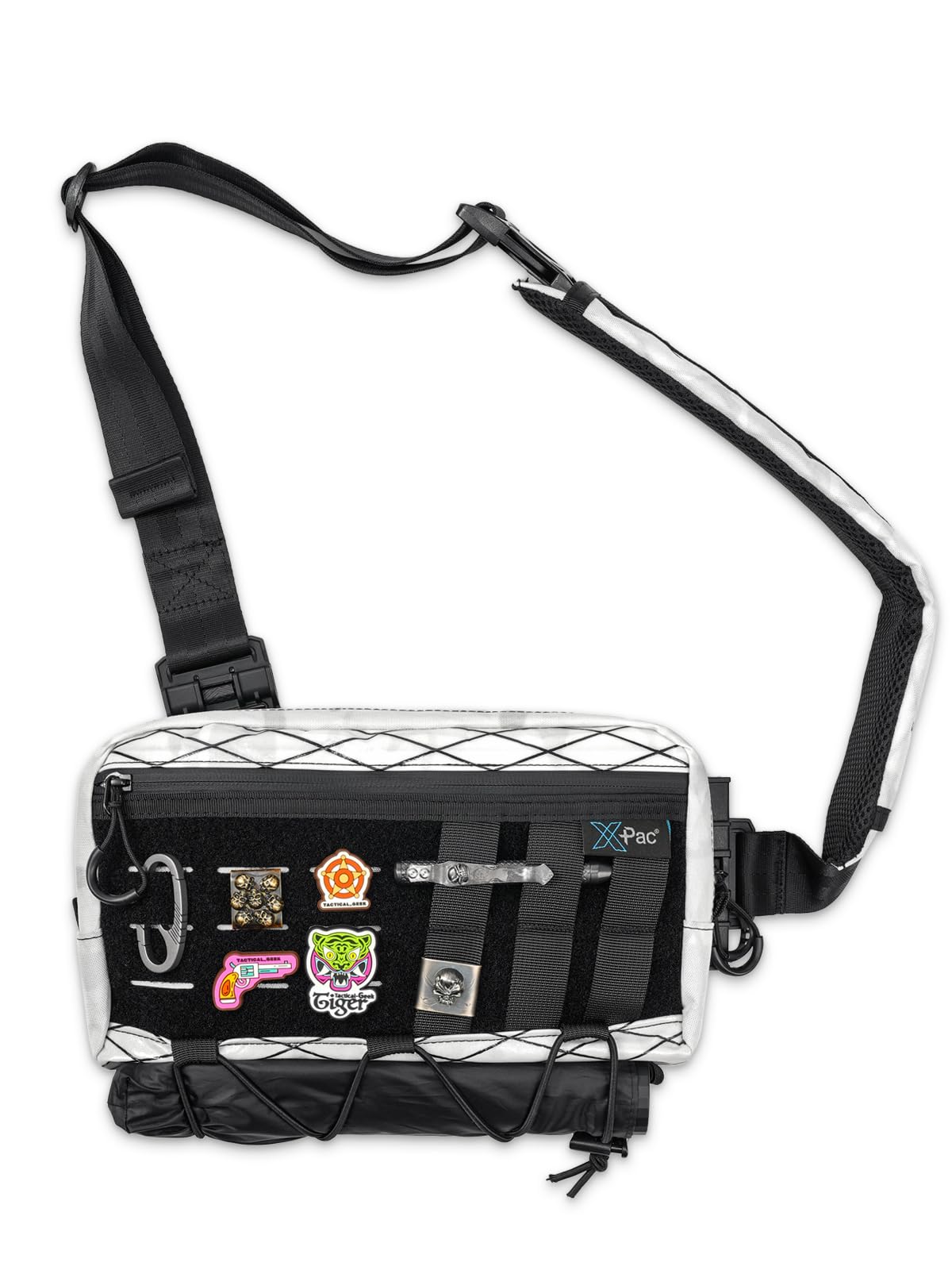 

TACTICALGEEK Cache L3 EDC Crossbody Bag, Lightweight One-Shoulder Daypack with Hidden Pockets, Quick-Access Zipper, and Multifunctional Two-Way