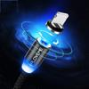 Magnetic Lightningusb Braided Charger Charging Cable For Iphone Samsung Typec