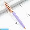 6Pieces Retractable Ballpoint Pen Office Writing Pen Signature Pen Smooth to Write Guest Sign In Pen for Hotel Reception