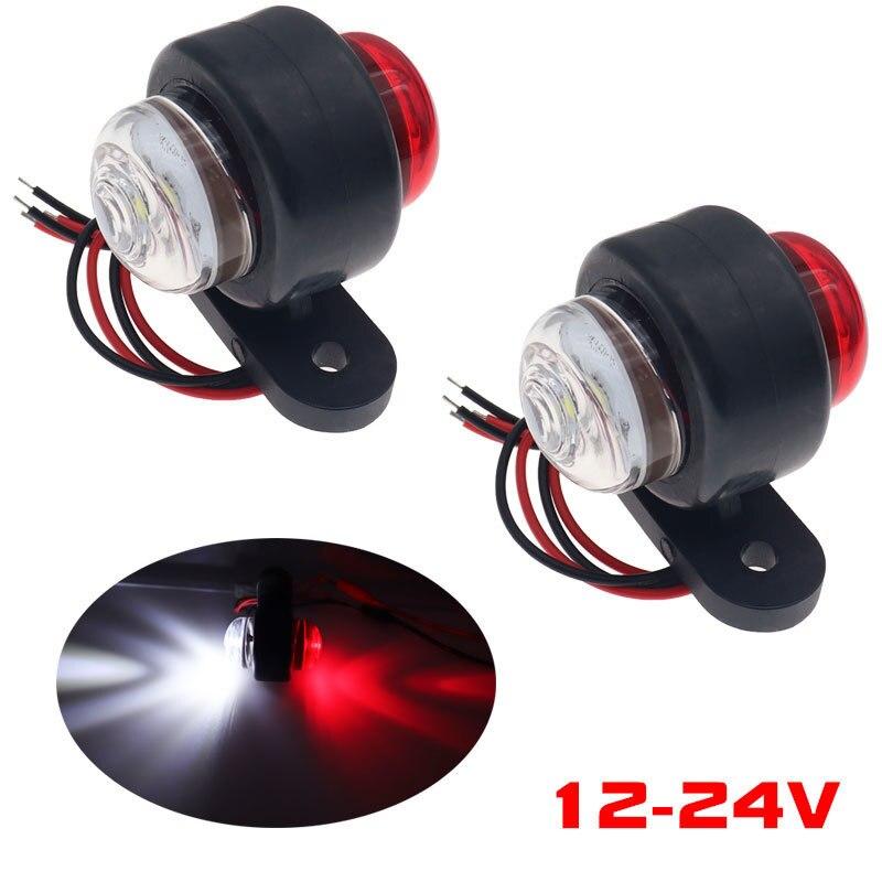 

2 шт. 12 В/24 В светодиодный боковой габаритный фонарь для грузовика, индикатор, лампы для прицепа, грузовика, фургона, каравана, предупреждающий световой сигнал поворотника, лампа указателя поворота