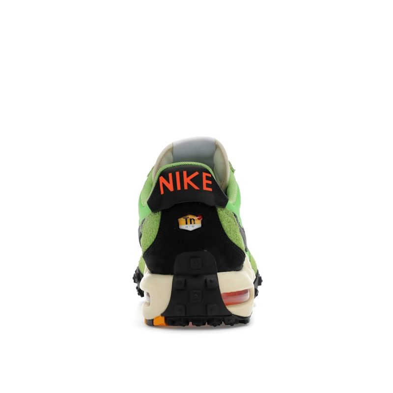 Nike Air Max Waffle Racer SP Action Green Unisex Sneakers Black Total-Orange FV6946-301