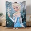 Custom 1pc Elsa's Frozen Fantasy Blanket, Soft And Comfortable Blanket, Casual Warm, Camping Travel Blanket, Birthday Gift Q91064