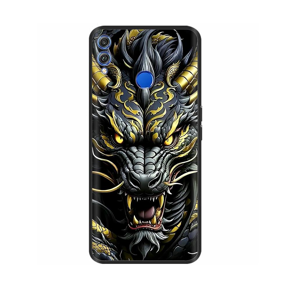 Shockproof Cover For Honor 8X Case Soft TPU Silicone Back Cover For Huawei Honor 8X Cases Honor8X Animals Painted Cover Fundas