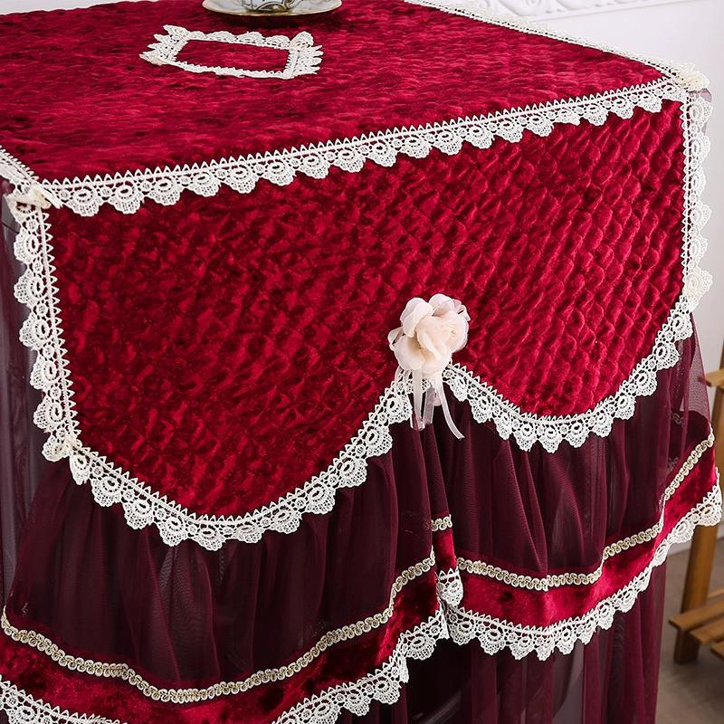 Washing Machine Cover Sunscreen Cover Front Opening Full-automatic Universal Sunscreen Roller Dust Cover Cloth