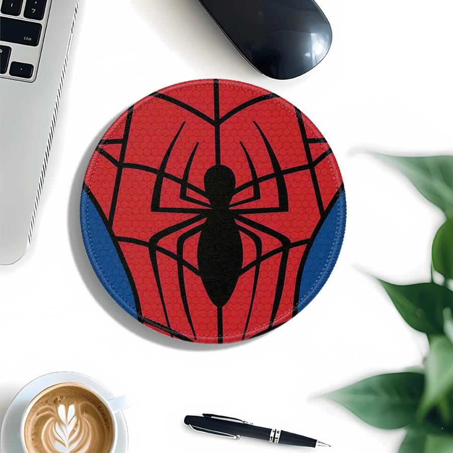 rubber 1pc Mouse Pad office Pad Computer Laptop Pad Keyboard Mouse Pad Desk accessories Game Console Pad Black Spider Design