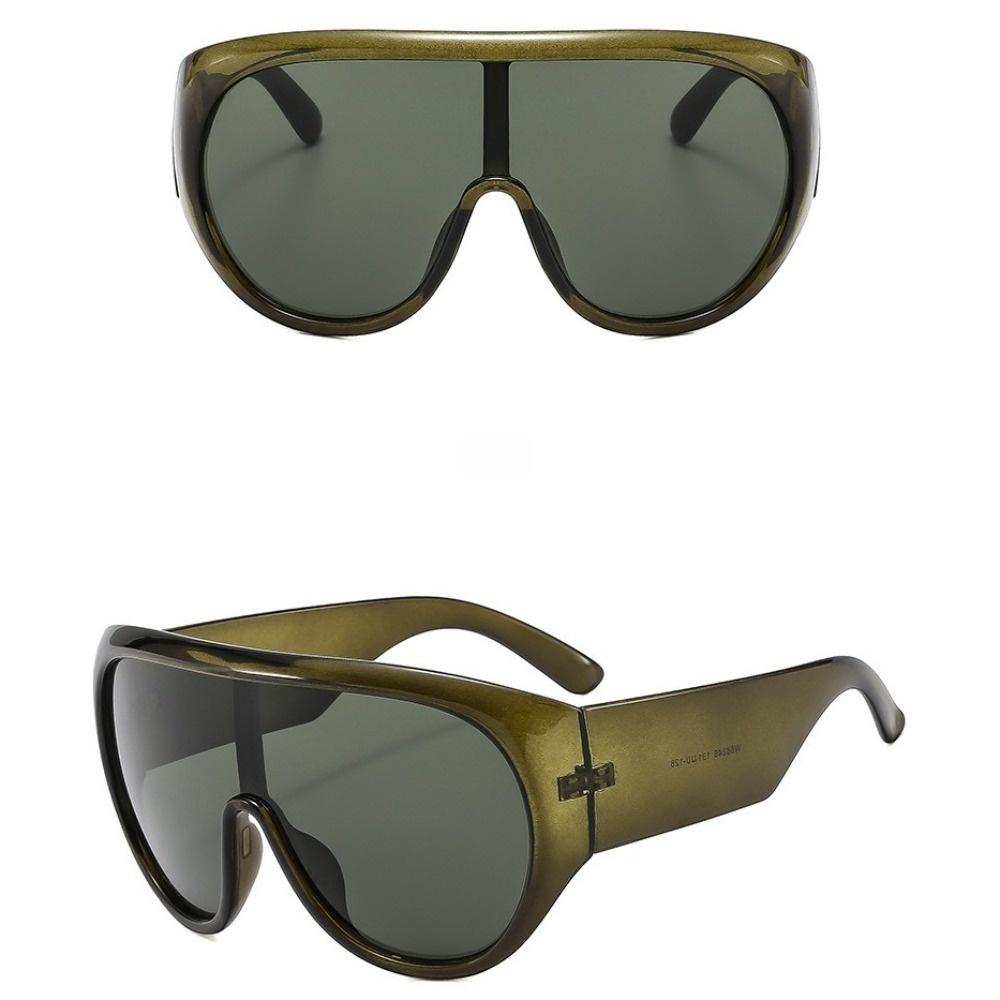 UV400 Protection Square Sunglasses Tea Color Driving Shades Big Frame Sunglasses  Sports Activities