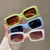 Retro Rectangle Sunglasses Women Fashion Square Gradient Candy Color Shades Sun Glasses Brand Design UV400 Female Eyewear