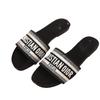 D Home Seaside Beach H Slippers Flat Bottom Cool Slippers Women's Summer Wear Fashion Internet Celebrity Small Fragrant Style One-word Drag