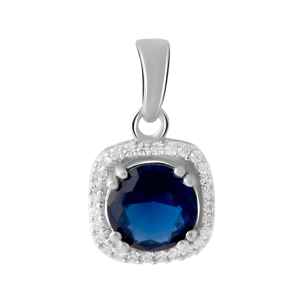 

Срібна підвіска із сапфіром nano 1.45ct (2006947) синій