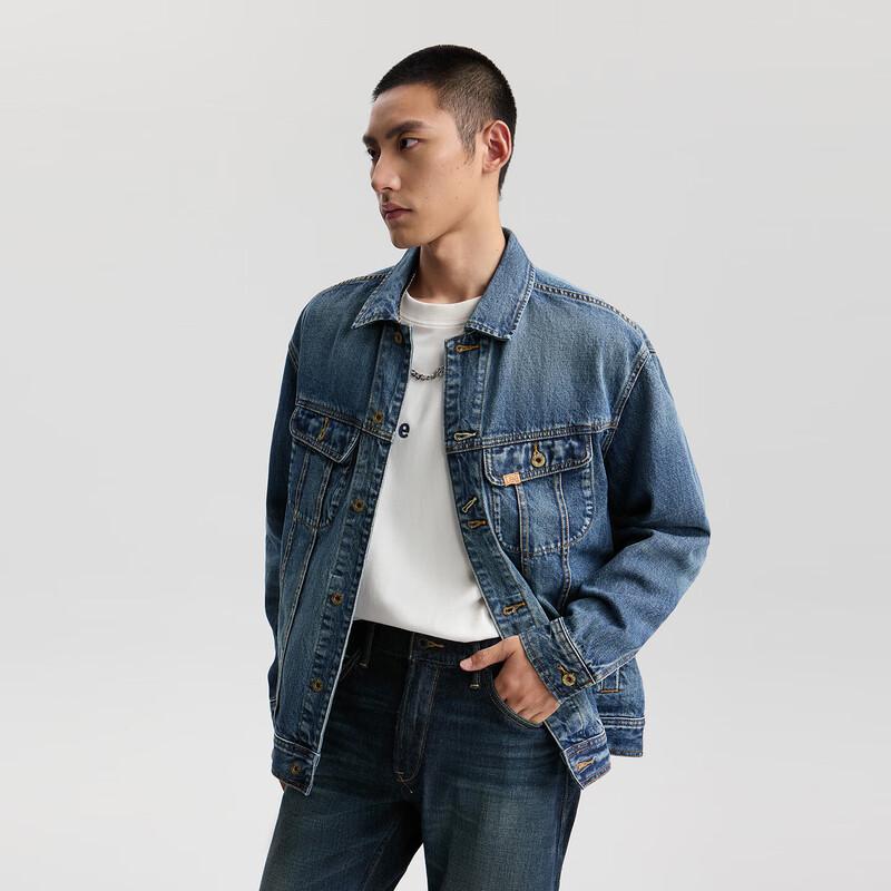 Lee 101+ Logo Comfort Fit Men's Denim Jacket