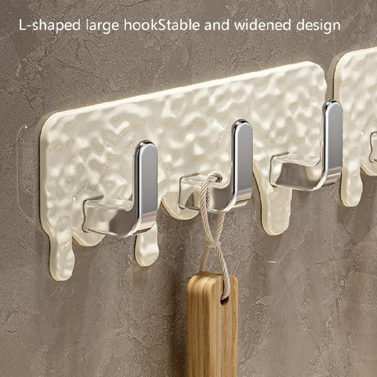 Multipurpose Adhesive Mount Hook Sturdy Organization Tool for Door Wall Cabinets Closet Storage