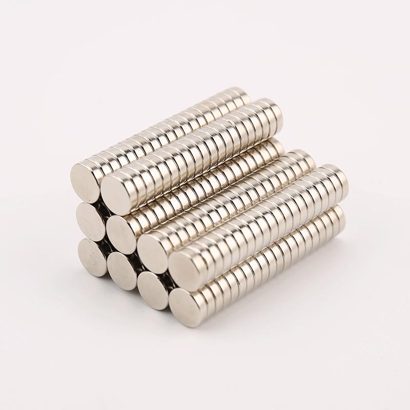 Strong Round Steel Refrigerator Magnet Set - Powerful Magnetic D10X1-5mm Sheet Toys & Gifts